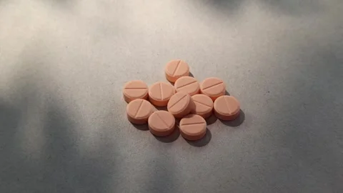 Vitamin Pills Ready for Consumption Stock-Footage 285915639
