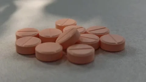 Vitamin Pills Ready for Consumption Video stock 285915965