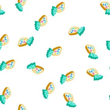 Vitamin pineapple isometric icon seamless pattern Stock Illustration
