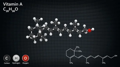Vitamin A(Retinol) Stock Footage 151928273