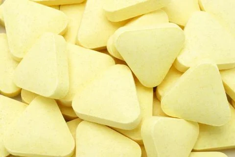 Vitamin tablets Stock Photos