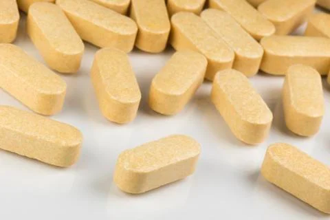 Vitamin tablets. Stock Photos
