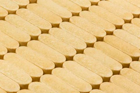 Vitamin tablets. Foto stock