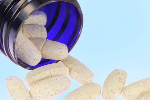 Vitamine pills Stock Photos