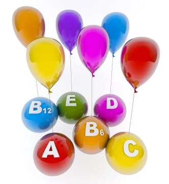 Vitamins concept Stock Illustration