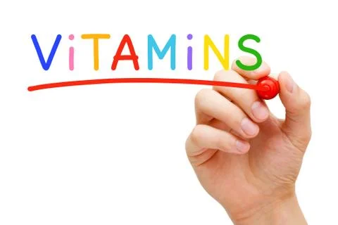 Vitamins Concept Stockfoto's