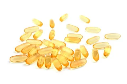 Vitamins d 3 isolated Stock Photos