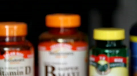Vitamins Diet Stock Footage 730751