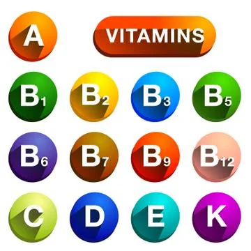 Vitamins Stock Illustration