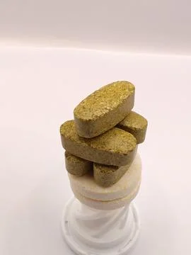 Vitamins several tablets Stock Photos