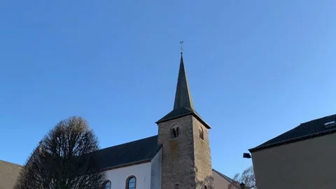 Vitchen church tower Stock Footage 202200463