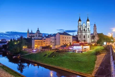 Vitebsk in the evening, Belarus Stock-Fotos
