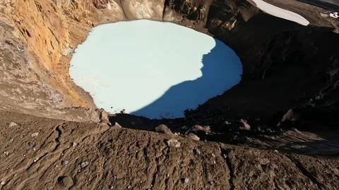 Viti crater Video stock 217382327