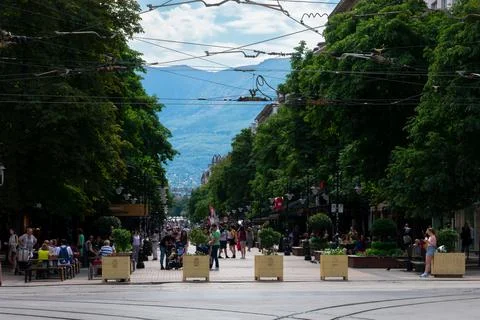 Vitosha Boulevard Stock-Fotos