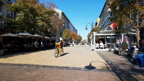 Vitoshka Street Sofia Stock Footage 118669980