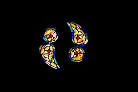 Vitrage window Stock-Fotos