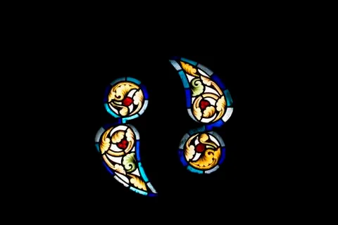 Vitrage window Stock Photos