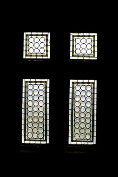 Vitrage window Stock Photos