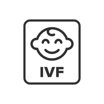 In vitro fertilisation symbol  Stock Illustration