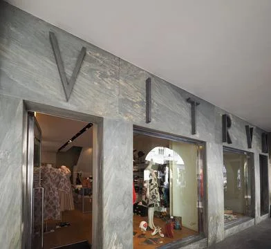 Vitrum store in Como Stock Photos