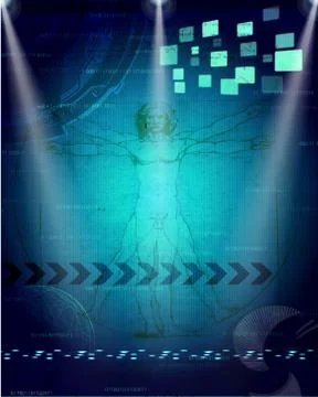 The Vitruvian Man Stock Illustration