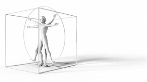 VitruvianMan3 Stock Footage 908464