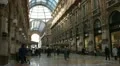 Vittorio Emanuele II Gallery Galleria Duomo Square Piazza Duomo Italy Expo 2015 HD Footage