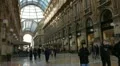 Vittorio Emanuele II Gallery (Galleria), Duomo Square (Piazza del Duomo), Italy HD Footage