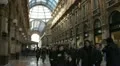 Vittorio Emanuele II Gallery Galleria Duomo Square Piazza Italy Place Expo 2015 HD Footage