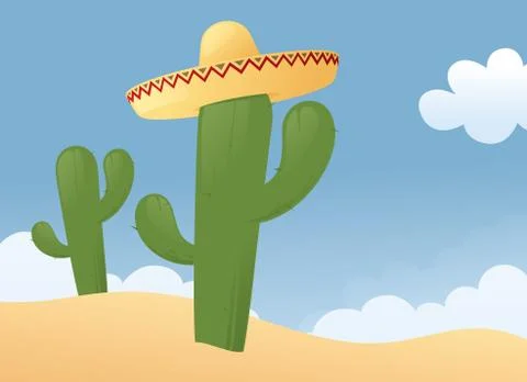 Viva mexico Stock Illustration