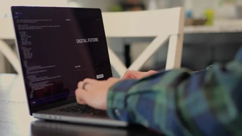 Vive Coding with AI Based IDE Software Concept Stock Footage 326363126