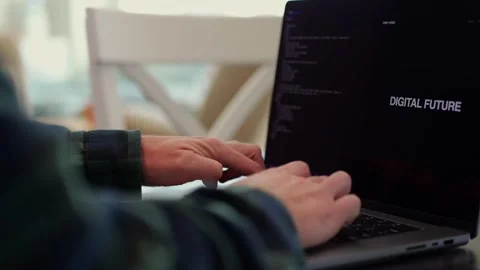 Vive Coding with AI Based IDE Software Concept Stock Footage 326363153