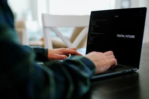 Vive Coding with AI Based IDE Software Concept Foto stock