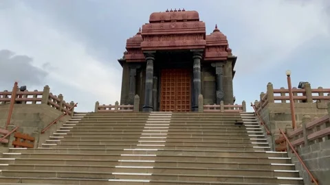 Vivekananda rock memorial Video stock 220181589