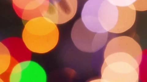 Vivid Abstract Background With Colorful Circular Blur Bokeh Light Stock Footage 296434099