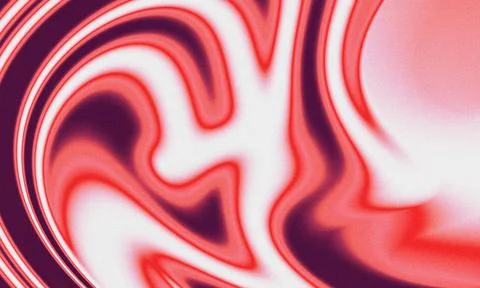 Vivid abstract background with dynamic red and purple swirls forming fluid .. Stock Illustration