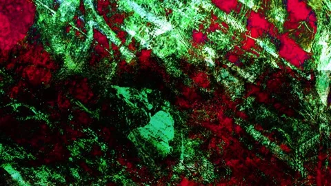 Vivid abstract with crosshatched lines in saturated blues, purples, and magentas Video stock 308923381
