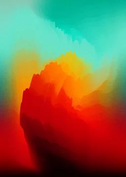 Vivid Abstract Gradient Background for Stories Stock Illustration