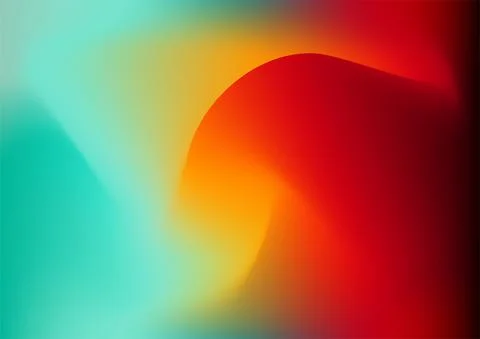 Vivid Abstract Gradient Background, Vector Stock Illustration