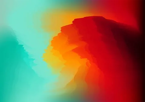 Vivid Abstract Gradient Background, Vector Stock Illustration