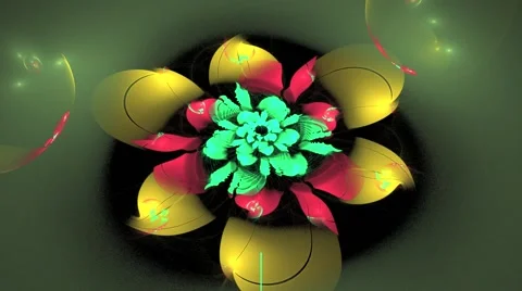 Vivid abstract morphing background Stock Footage 40060540