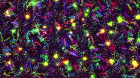 Vivid Abstract Neon Pattern Featuring Bright Lights and Energetic Colors Stock Footage 310261345