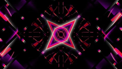 Vivid abstraction of the looped VJ Loop background for visualizations Video stock 172319327