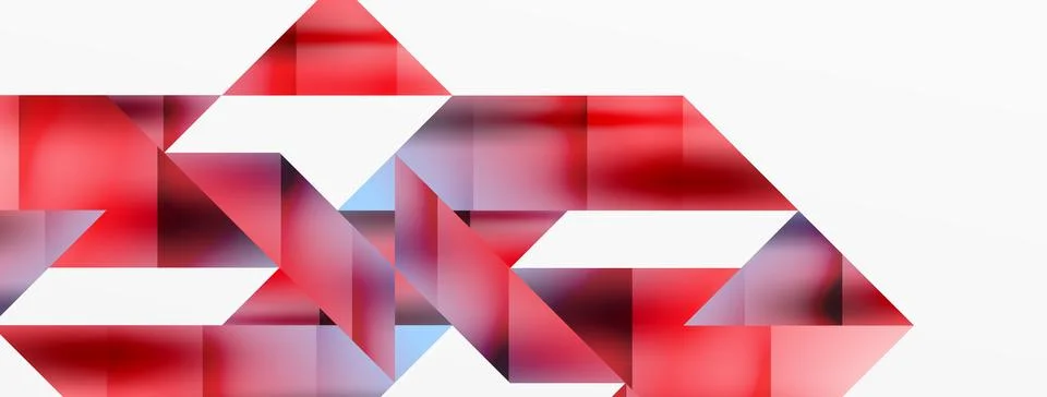 Vivid abstraction unfolds. Triangles in seamless harmony, composing dynamic 스톡 일러스트