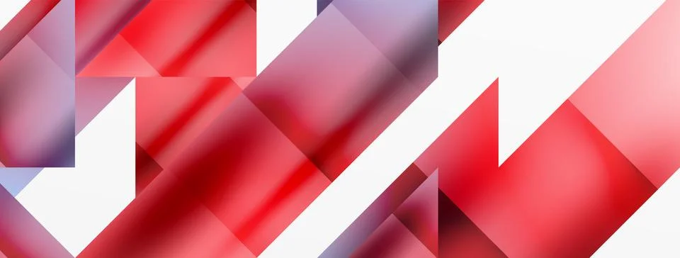 Vivid abstraction unfolds. Triangles in seamless harmony, composing dynamic Illustrazione stock