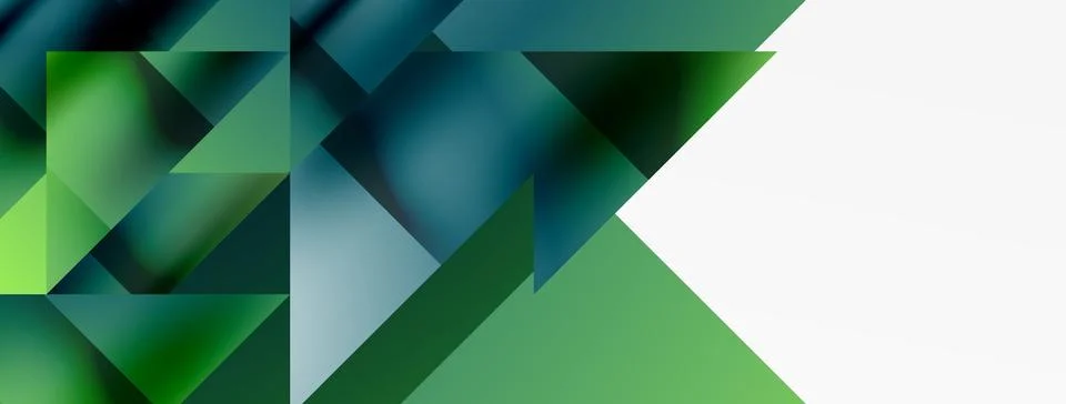 Vivid abstraction unfolds. Triangles in seamless harmony, composing dynamic Stock Illustration