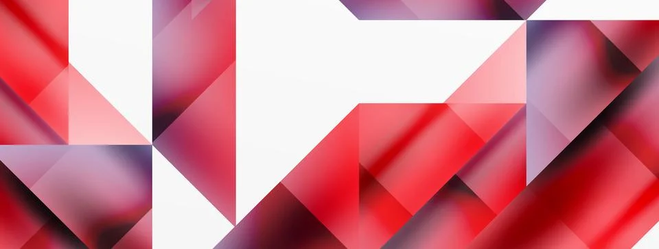 Vivid abstraction unfolds. Triangles in seamless harmony, composing dynamic Illustrazione stock