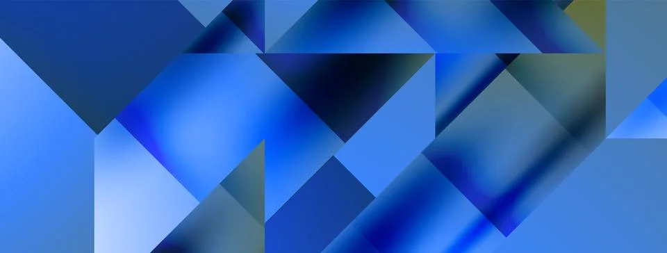 Vivid abstraction unfolds. Triangles in seamless harmony, composing dynamic Stockillustratie
