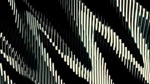 Vivid Alternating Black And White Stripes Produce Captivating Visual Illusions Stock Footage 333795583