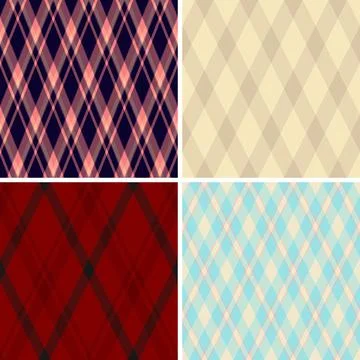 Vivid argyle pack children apparel graphics. Cheerful diamonds designs energi Stock Illustration